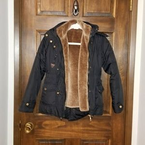 Hawke & Co Girls 3-in-1 Faux Fur